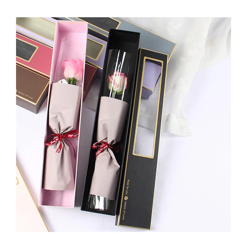 长方形礼品花盒视角4